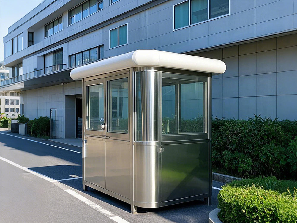 304玫瑰金不銹鋼保安亭(圖5)